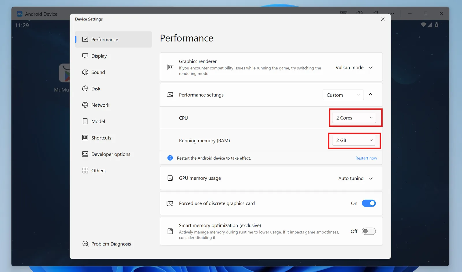 RAM 2GB